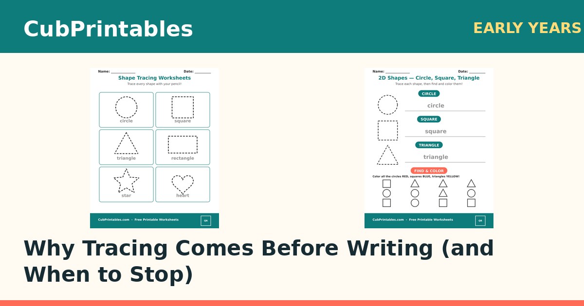Why Tracing Comes Before Writing (and When to Stop)