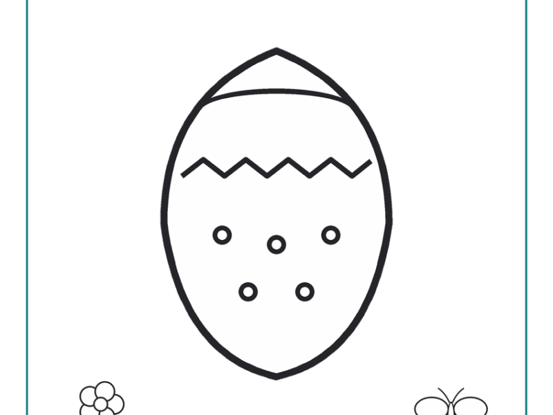 Easter Egg Coloring Page